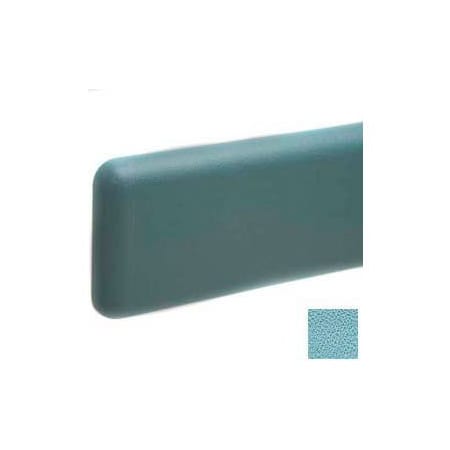 Pawling Wall Guard W/Rounded Top & Bottom Edges, Rec. Plastic Clip Retainer System, 6"H x 12'L, Stormy BL WG-6C-12-382